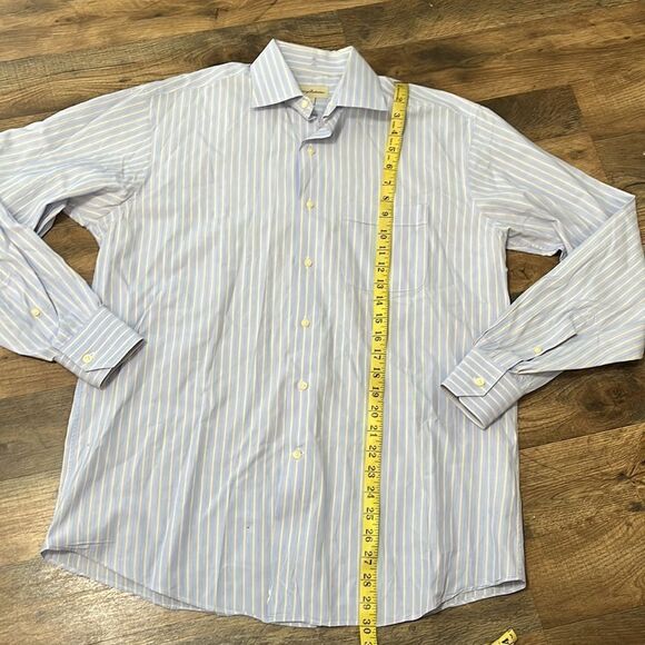 Tommy Bahama long sleeve button down shirt size 15 1/2.  34-35 - Picture 4 of 6